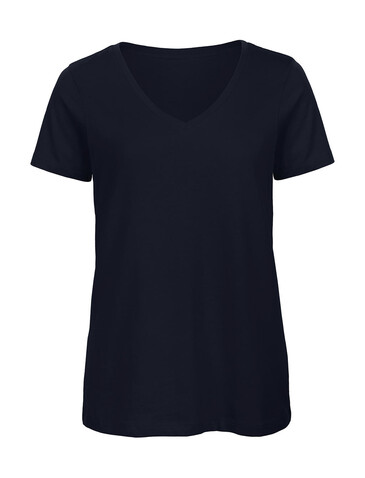 B &amp; C Organic Inspire V T /women, Navy, M bedrucken, Art.-Nr. 182422004