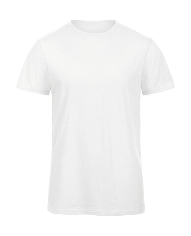 B &amp; C Organic Inspire Slub T /men, Chic Pure White, 3XL bedrucken, Art.-Nr. 184420058