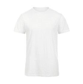 B &amp;amp; C Organic Inspire Slub T /men, Chic Pure White, XL bedrucken, Art.-Nr. 184420056
