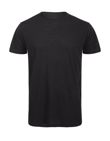 B &amp; C Organic Inspire Slub T /men, Chic Black, 2XL bedrucken, Art.-Nr. 184421227