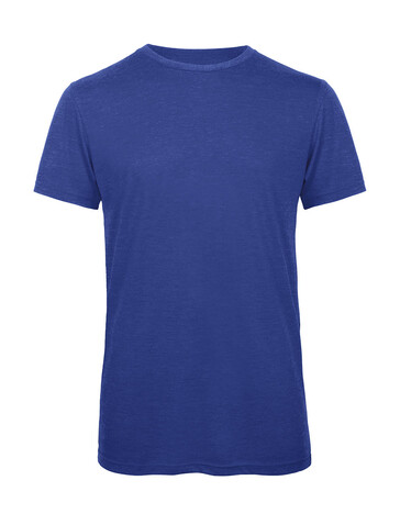 B &amp; C Triblend/men T-Shirt, Heather Royal Blue, L bedrucken, Art.-Nr. 186423015