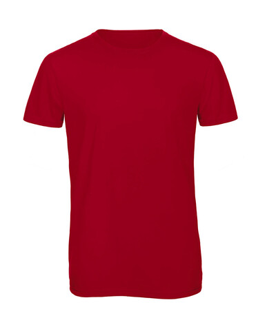 B &amp; C Triblend/men T-Shirt, Red, 3XL bedrucken, Art.-Nr. 186424008