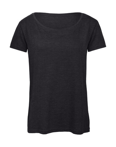 B &amp; C Triblend/women T-Shirt, Heather Dark Grey, M bedrucken, Art.-Nr. 187421104