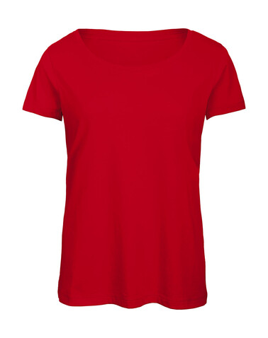 B &amp; C Triblend/women T-Shirt, Red, 2XL bedrucken, Art.-Nr. 187424007