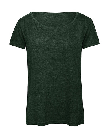 B &amp; C Triblend/women T-Shirt, Heather Forest, XL bedrucken, Art.-Nr. 187425046