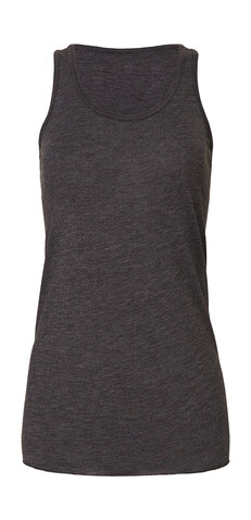 Bella Flowy Racerback Tank Top, Dark Grey Heather, M bedrucken, Art.-Nr. 188061274