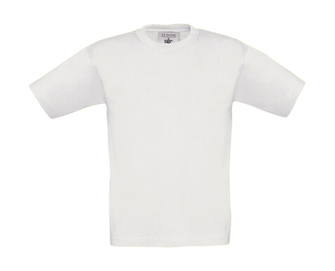 B &amp; C Exact 190/kids T-Shirt, White, 9/11 (134/146) bedrucken, Art.-Nr. 188420006