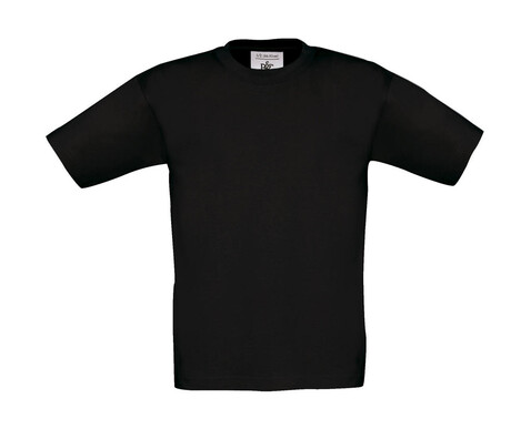 B &amp; C Exact 190/kids T-Shirt, Black, 7/8 (122/128) bedrucken, Art.-Nr. 188421015