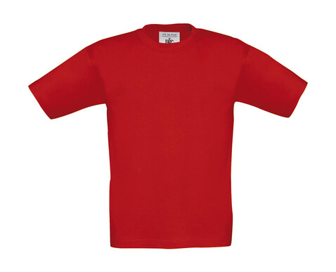 B &amp; C Exact 190/kids T-Shirt, Red, 12/14 (152/164) bedrucken, Art.-Nr. 188424007