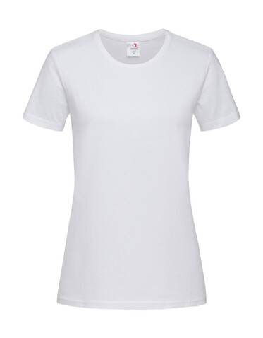 Stedman Comfort-T 185 Women, White, S bedrucken, Art.-Nr. 193050003