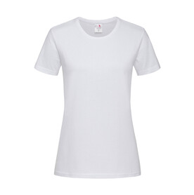 Stedman Comfort-T 185 Women, White, S bedrucken, Art.-Nr. 193050003