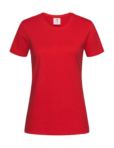 Stedman Comfort-T 185 Women, Scarlet Red, L bedrucken, Art.-Nr. 193054025