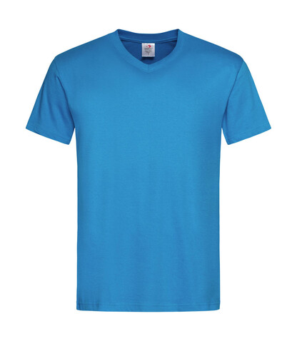 Stedman Classic-T V-Neck, Ocean Blue, 2XL bedrucken, Art.-Nr. 194053147