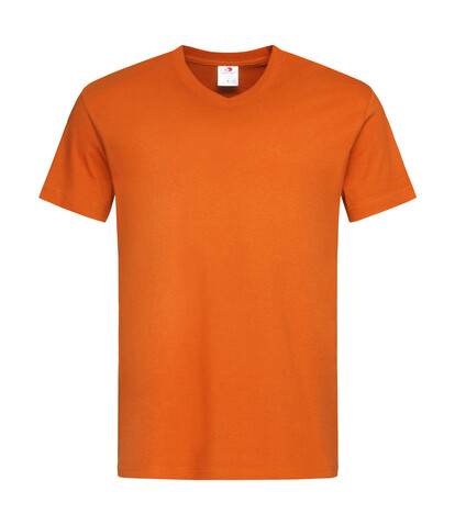 Stedman Classic-T V-Neck, Orange, L bedrucken, Art.-Nr. 194054105