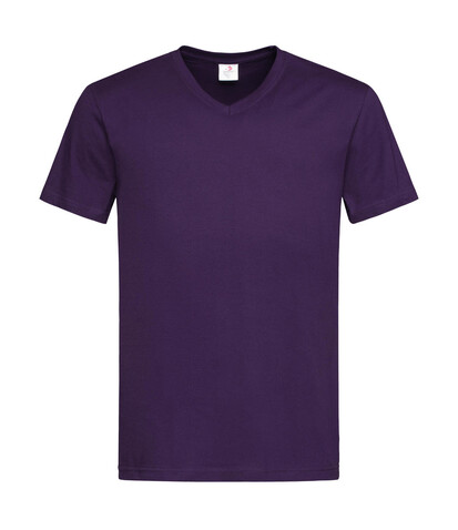 Stedman Classic-T V-Neck, Deep Berry, M bedrucken, Art.-Nr. 194054294