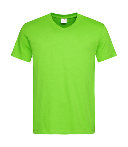 Stedman Classic-T V-Neck, Kiwi Green, M bedrucken, Art.-Nr. 194055254