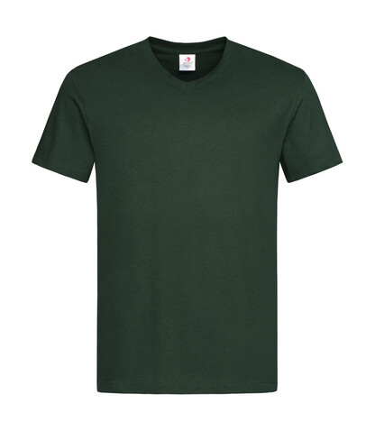 Stedman Classic-T V-Neck, Bottle Green, 2XL bedrucken, Art.-Nr. 194055407