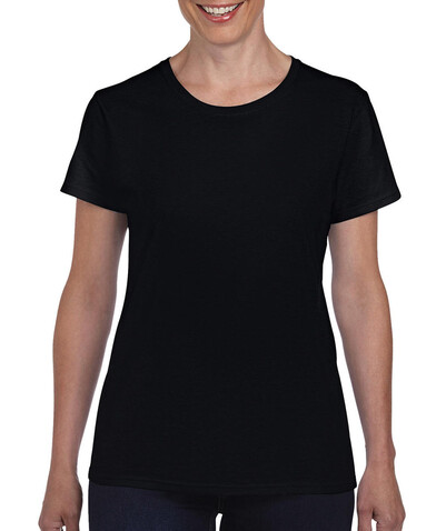 Gildan Heavy Cotton Women`s T-Shirt, Black, XL bedrucken, Art.-Nr. 194091016