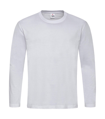 Stedman Classic-T Long Sleeve, White, 2XL bedrucken, Art.-Nr. 195050007