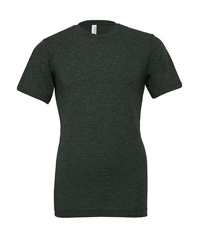 Bella Unisex Heather CVC Short Sleeve Tee, Heather Forest, XS bedrucken, Art.-Nr. 195065552