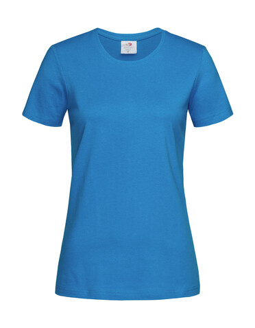 Stedman Classic-T Fitted Women, Ocean Blue, 2XL bedrucken, Art.-Nr. 196053147