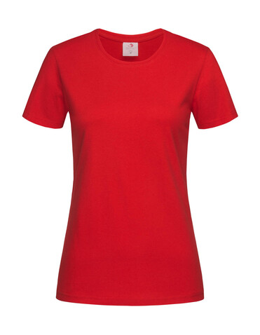 Stedman Classic-T Fitted Women, Scarlet Red, S bedrucken, Art.-Nr. 196054023