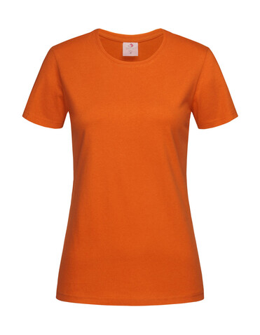 Stedman Classic-T Fitted Women, Orange, L bedrucken, Art.-Nr. 196054105