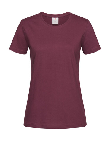 Stedman Classic-T Fitted Women, Burgundy Red, L bedrucken, Art.-Nr. 196054485