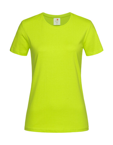 Stedman Classic-T Fitted Women, Bright Lime, S bedrucken, Art.-Nr. 196055233