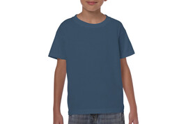 Gildan Heavy Cotton Youth T-Shirt, Indigo Blue, L (176) bedrucken, Art.-Nr. 198093185