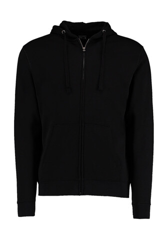 Kustom Kit Regular Fit Zipped Hoodie Superwash® 60º, Black, XS bedrucken, Art.-Nr. 203111012