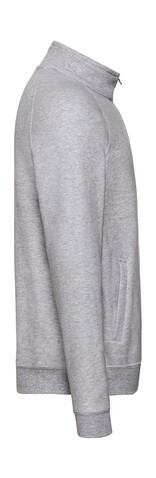 Fruit of the Loom Classic Sweat Jacket, White, XL bedrucken, Art.-Nr. 204010006