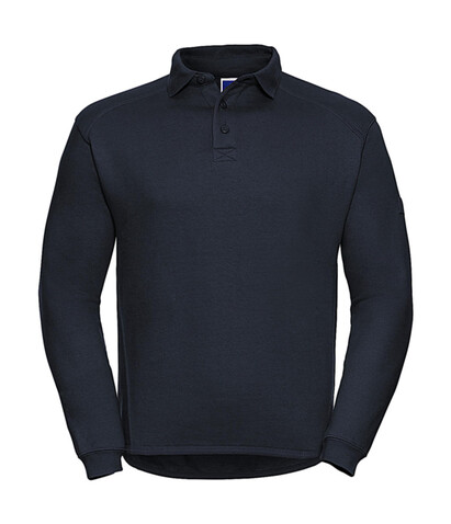 Russell Europe Heavy Duty Collar Sweatshirt, French Navy, M bedrucken, Art.-Nr. 212002014