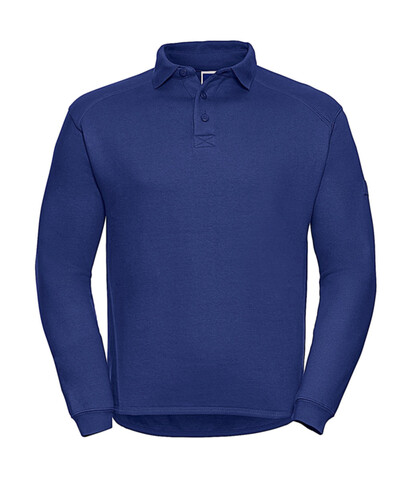 Russell Europe Heavy Duty Collar Sweatshirt, Bright Royal, XS bedrucken, Art.-Nr. 212003062