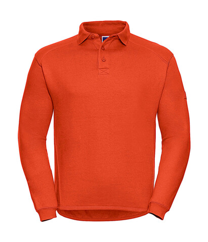 Russell Europe Heavy Duty Collar Sweatshirt, Orange, XL bedrucken, Art.-Nr. 212004106