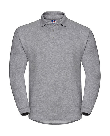 Russell Europe Heavy Duty Collar Sweatshirt, Light Oxford, 4XL bedrucken, Art.-Nr. 212007199