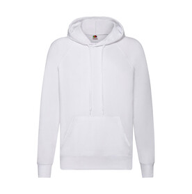 Fruit of the Loom Lightweight Hooded Sweat, White, S bedrucken, Art.-Nr. 212010003 Fruit of the Loom Lightweight Hooded Sweat, White, S bedrucken, Art.-Nr. 212010003