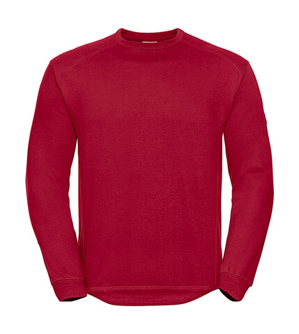 Russell Europe Workwear Set-In Sweatshirt, Classic Red, XL bedrucken, Art.-Nr. 213004016