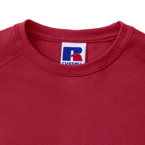 Russell Europe Workwear Set-In Sweatshirt, Classic Red, XL bedrucken, Art.-Nr. 213004016