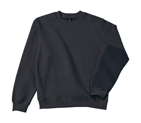 B &amp; C Hero Pro Workwear Sweater, Dark Grey, 2XL bedrucken, Art.-Nr. 213421287