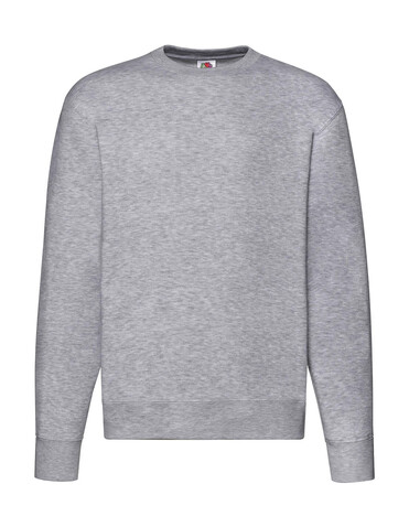 Fruit of the Loom Premium Set In Sweat, Heather Grey, L bedrucken, Art.-Nr. 215011235