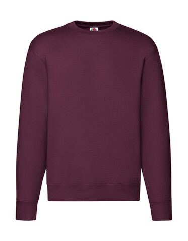 Fruit of the Loom Premium Set In Sweat, Burgundy, S bedrucken, Art.-Nr. 215014483