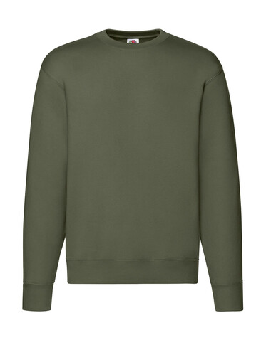 Fruit of the Loom Premium Set In Sweat, Classic Olive, 2XL bedrucken, Art.-Nr. 215015337