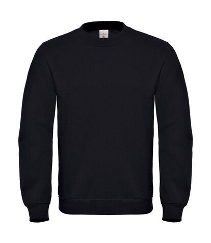 B &amp; C ID.002 Cotton Rich Sweatshirt, Black, 2XL bedrucken, Art.-Nr. 215421017