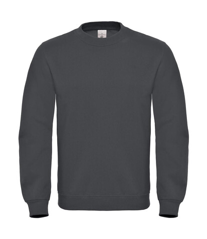 B &amp; C ID.002 Cotton Rich Sweatshirt, Anthracite, 4XL bedrucken, Art.-Nr. 215421409