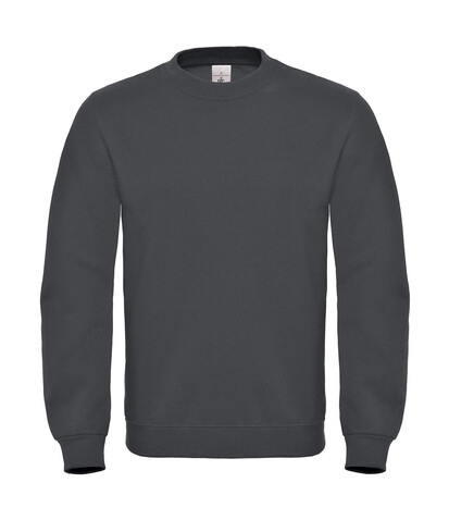 B &amp; C ID.002 Cotton Rich Sweatshirt, Anthracite, XL bedrucken, Art.-Nr. 215421406