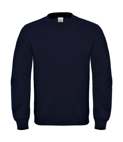 B &amp; C ID.002 Cotton Rich Sweatshirt, Navy, M bedrucken, Art.-Nr. 215422004