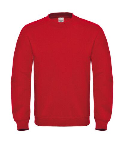 B &amp; C ID.002 Cotton Rich Sweatshirt, Red, XL bedrucken, Art.-Nr. 215424006
