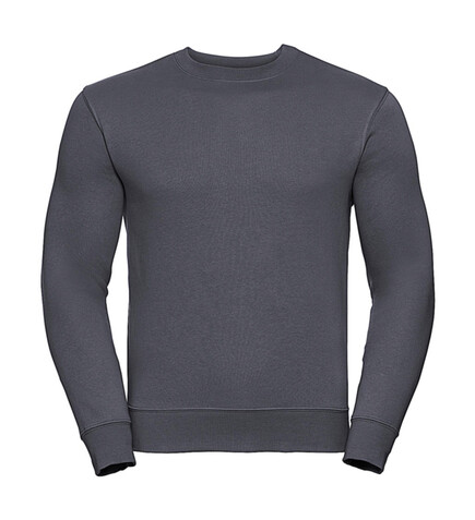 Russell Europe The Authentic Sweat, Convoy Grey, S bedrucken, Art.-Nr. 216001273