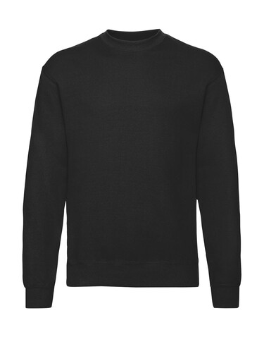 Fruit of the Loom Classic Set In Sweat, Black, 4XL bedrucken, Art.-Nr. 216011019